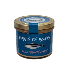 Pudding de bonito con pimientos