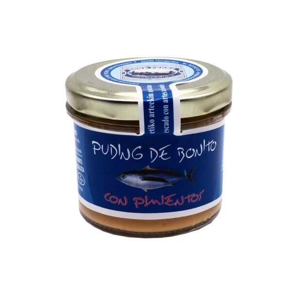 Puding de bonito con pimientos